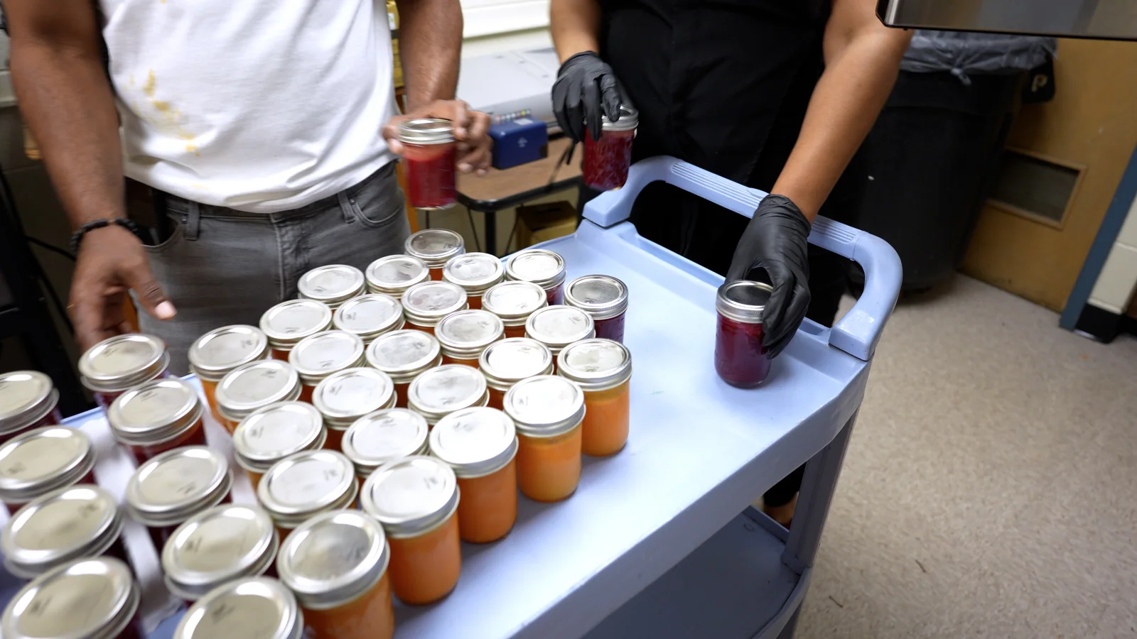 Workshop items prepared for distribution